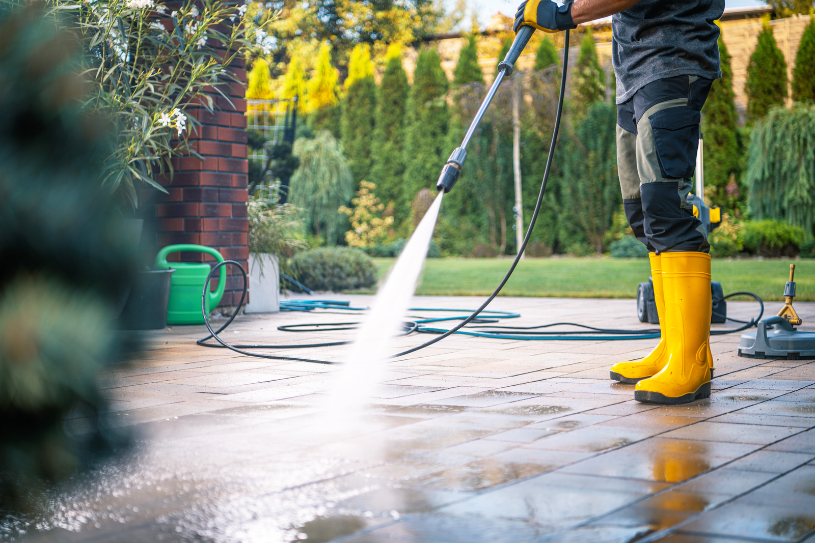 Pressure washing in Salisbury